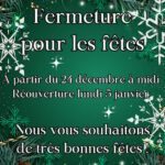 Fermeture de fin d'année