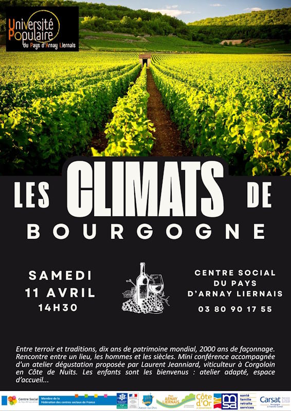 UPPAL : les climats de Bourgogne