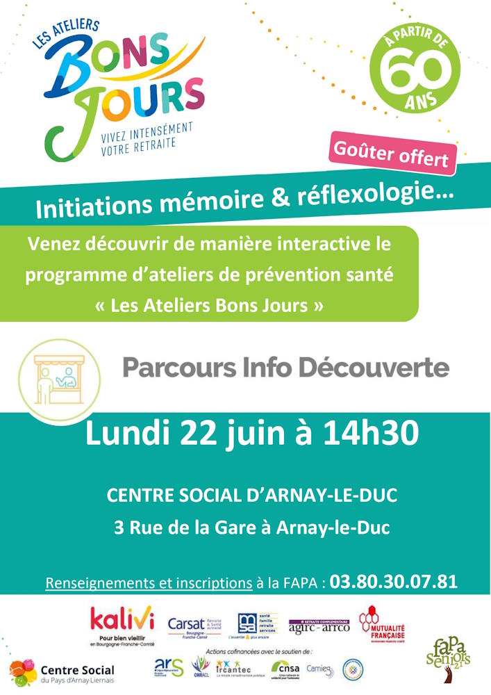 Atelier mémoire et réflexologie