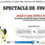 Spectacle de fin d'année de l'atelier théâtre
