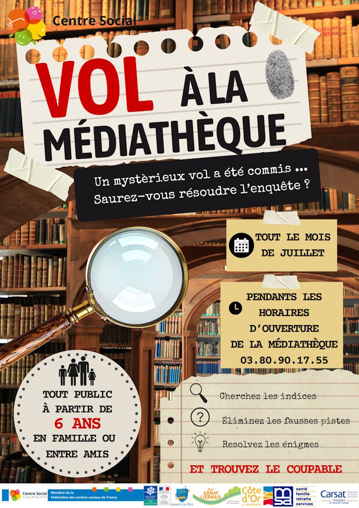 Vol à la médiathèque : l'enquête est ouverte !
