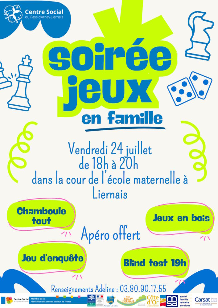 Soirée jeux en famille