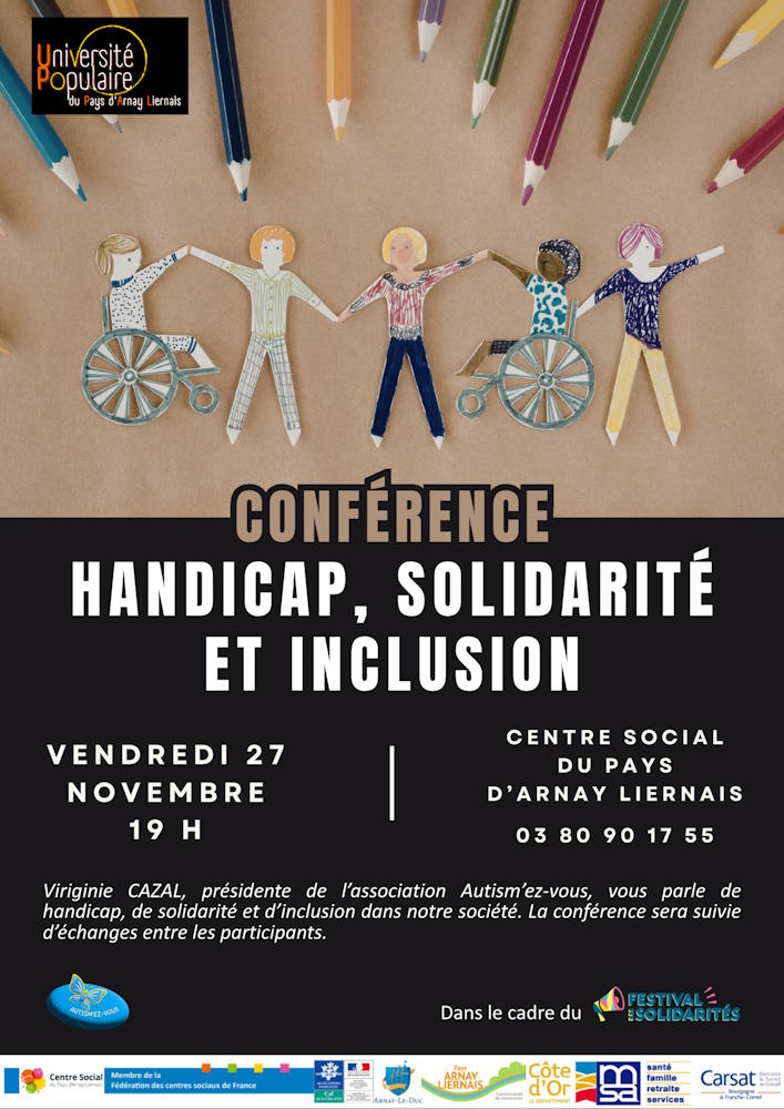 FESTISOL : Université Populaire "handicap, solidarité et inclusion"