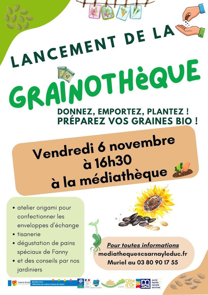 Lancement de la grainothèque